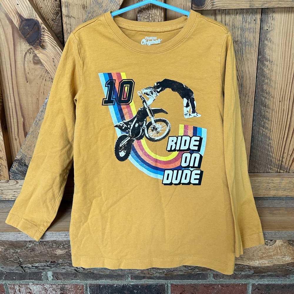 Boys knit long-sleeved shirt